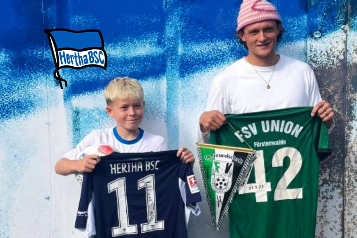 Nach Handschlag-Patzer: Hertha-Star Reese beschert Einlaufkind Happy End