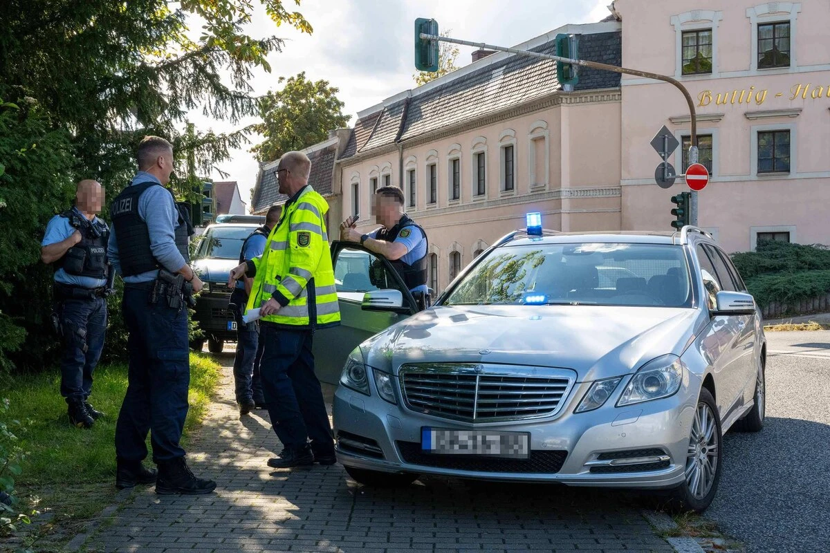 Wilde Verfolgungsjagd durch Zittau: Drogen-Fahrer flüchtet vor Polizei und sorgt für Chaos