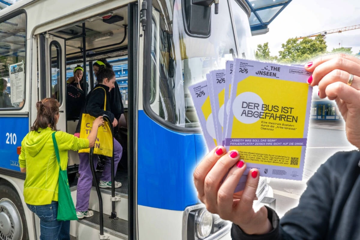 Abgefahren! DDR-Bus wird in Chemnitz zum fahrenden Theater