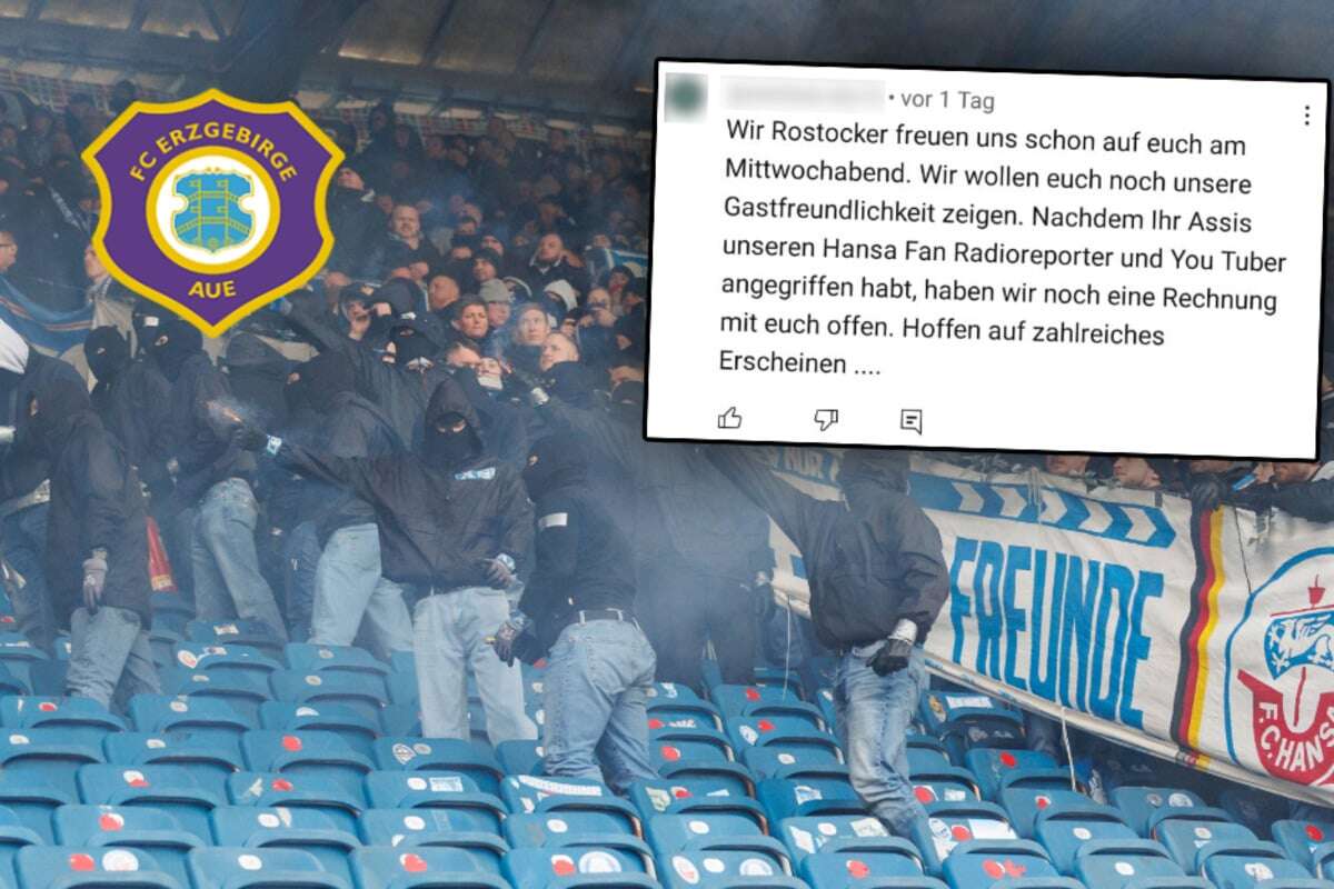 Match gegen Rostock: Aue-Fans wird schon vor dem Spiel gedroht!