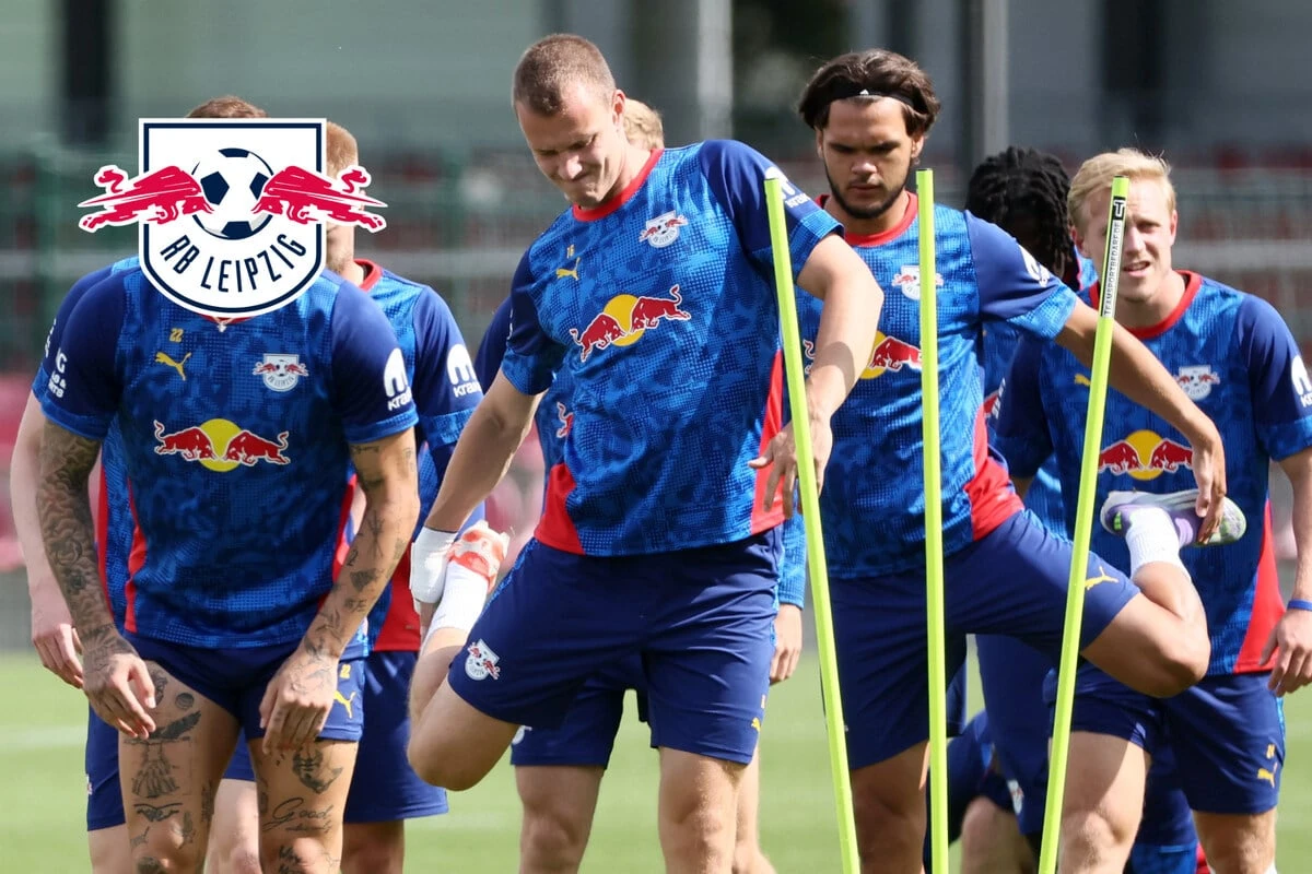 RB Leipzig im Trainingslager: Kaum da, schon geht es auf den Platz!