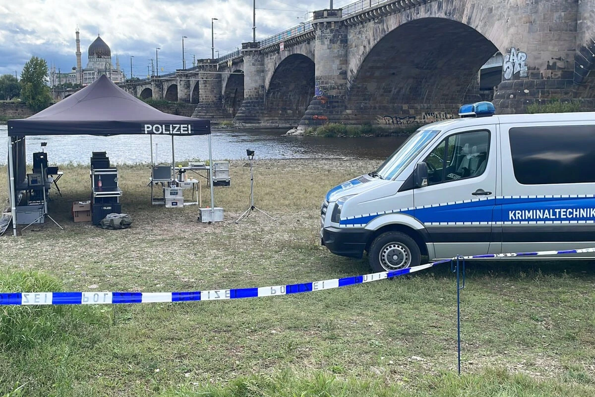 Dreharbeiten an Marienbrücke in Dresden: Was wird hier produziert?
