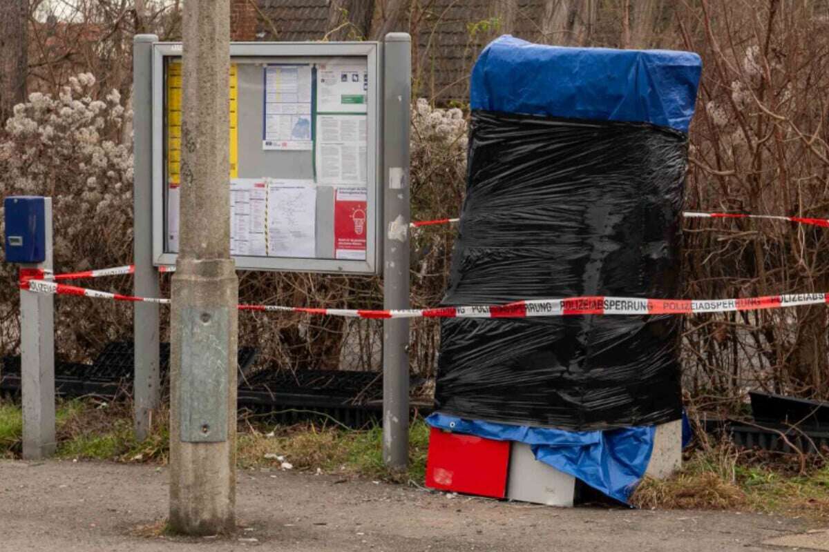 Explosion im Landkreis Leipzig: Automat in die Luft gesprengt - 50.000 Euro Schaden!