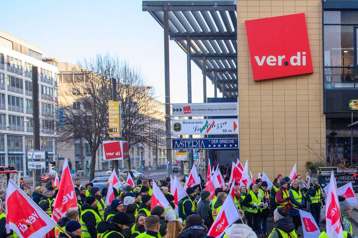 Erneute Warnstreiks in Sachsen-Anhalt: Öffentlicher Dienst legt die Arbeit nieder