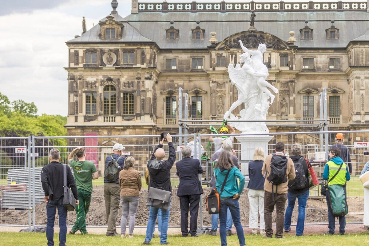 Aus feinstem italienischen Marmor: Eine Schönheit im Barockstil