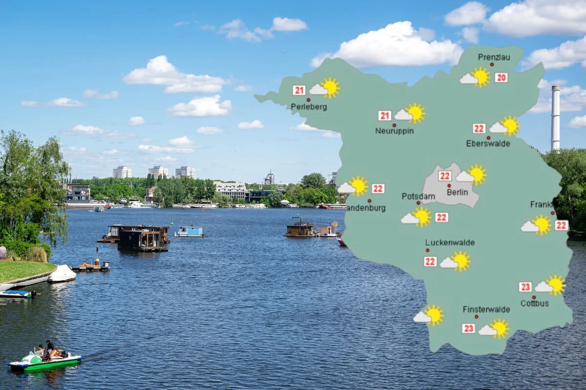 Berlin und Brandenburg: Erst Sonne-Wolken-Mix, dann droht Regen