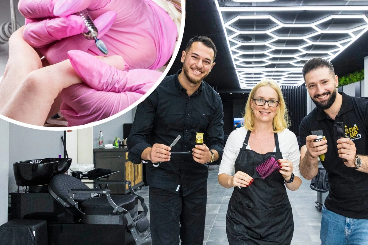 Von wegen reine Männerdomäne: Dieser Dresdner Barbier lackiert den Damen auch die Nägel