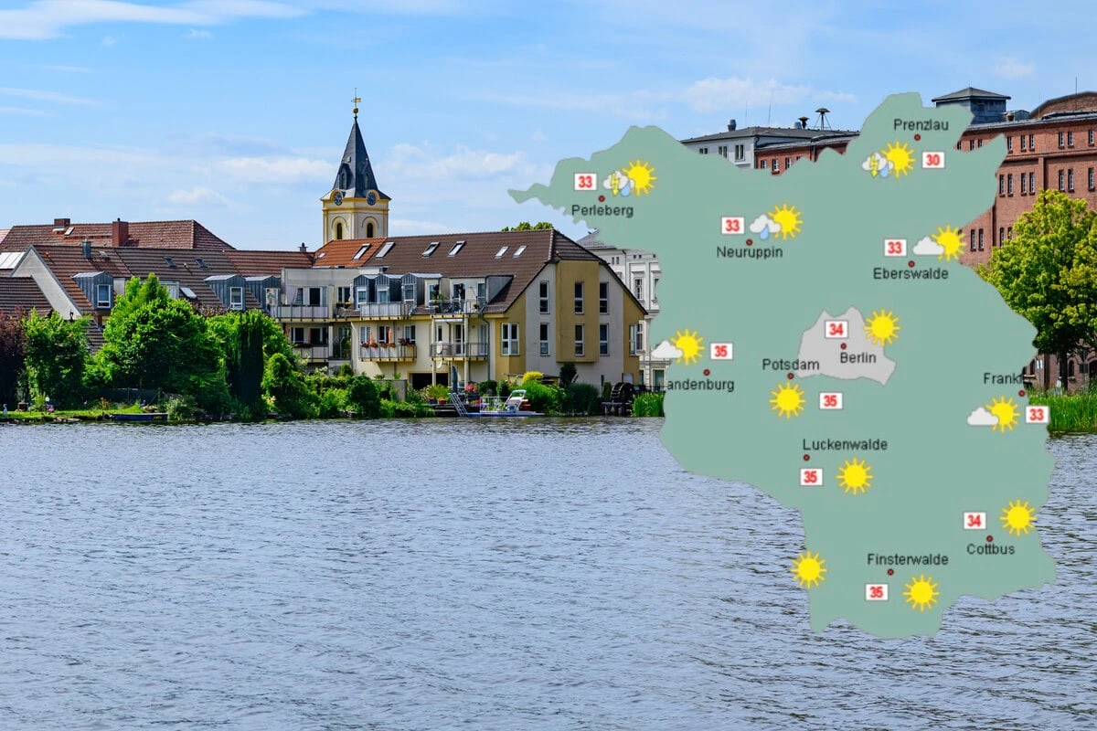 Hitze-Wochenende mit Gewittern in Berlin und Brandenburg