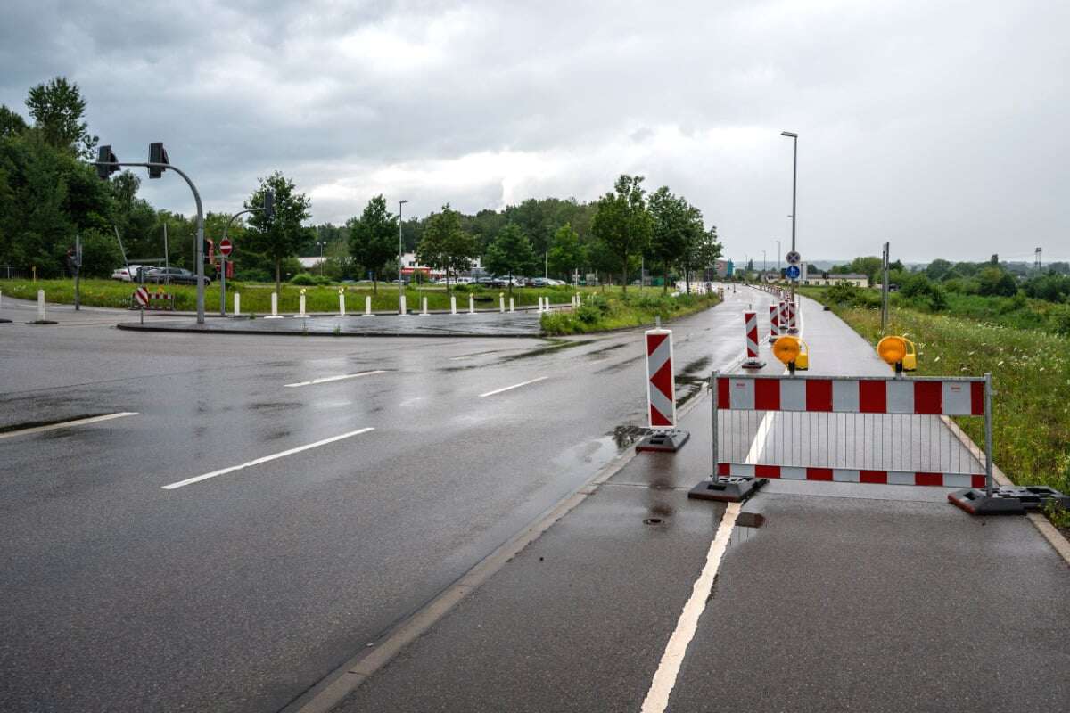 Brückenbauarbeiten in Chemnitz: Hier wird übers Wochenende gesperrt