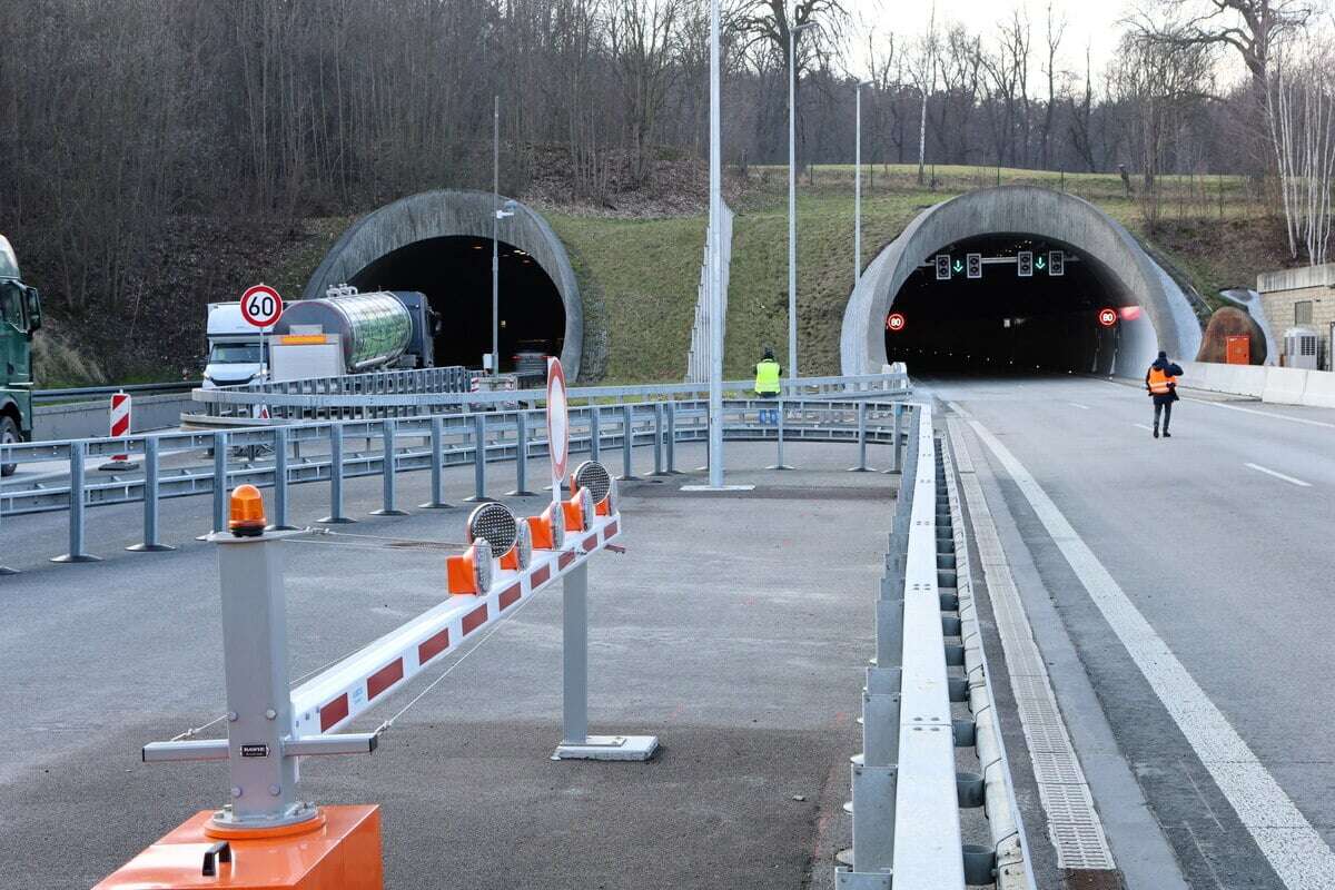 Königshainer Berge: Erste Tunnelröhre mit modernster Technik aufgerüstet