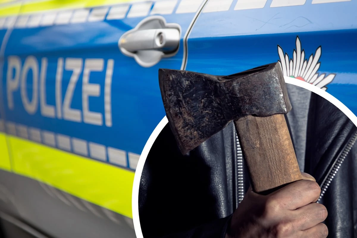 Grauhaariger Mann überfällt Sonnenstudio und bedroht Teenagerin mit Axt