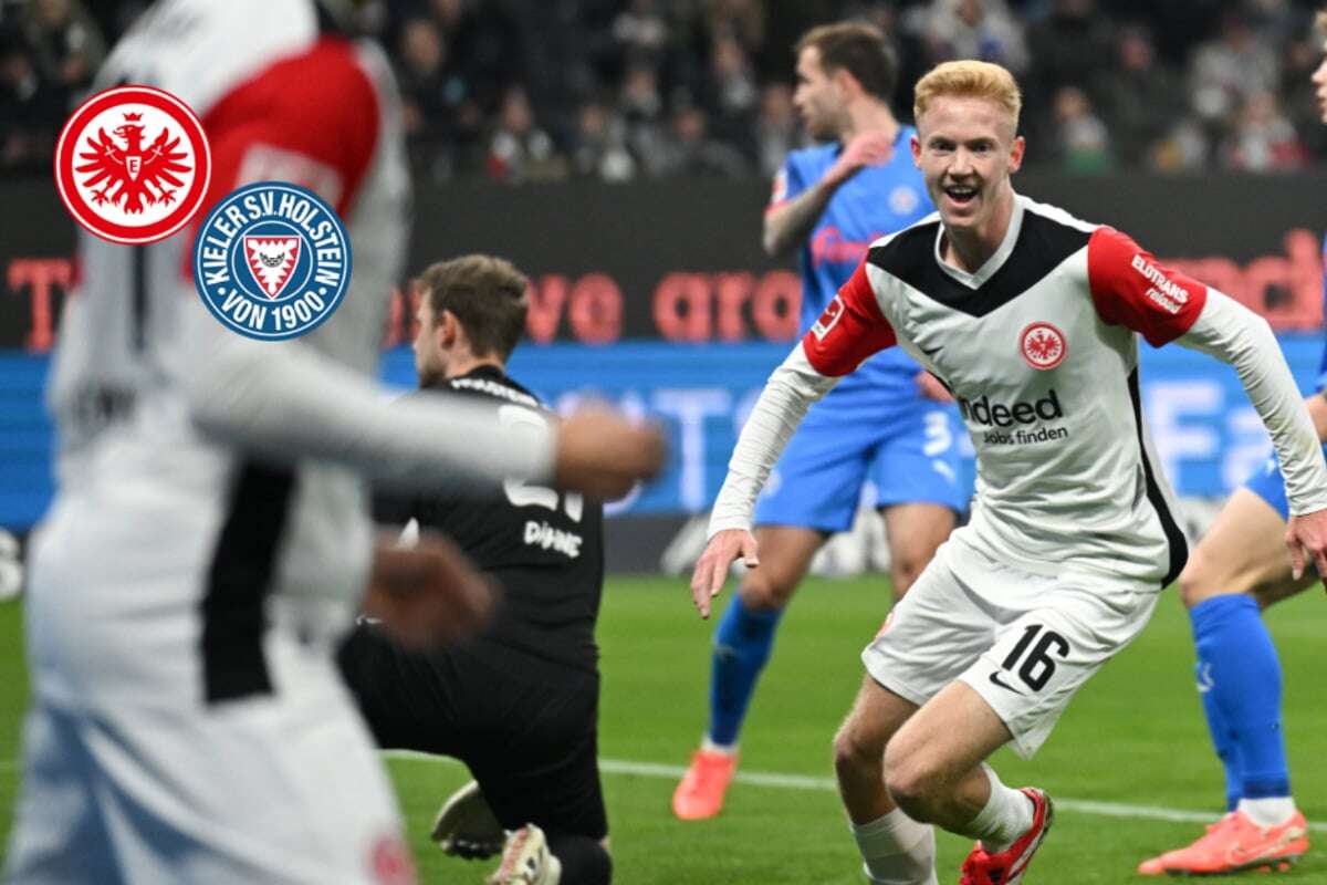 Kurioser Knie-Treffer und Schiri-Durchsage bei Eintracht-Sieg gegen Kiel