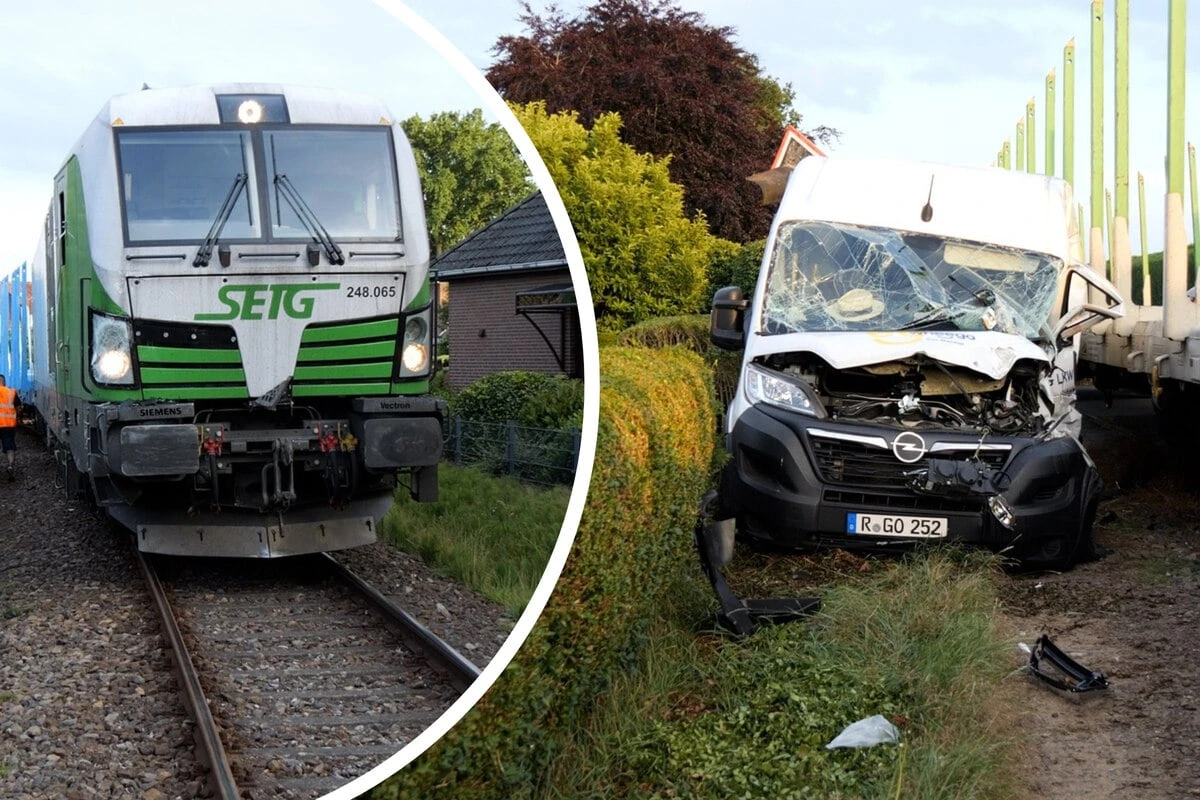 Rote Ampel ignoriert: 28-Jähriger kracht in Güterzug und wird schwer verletzt
