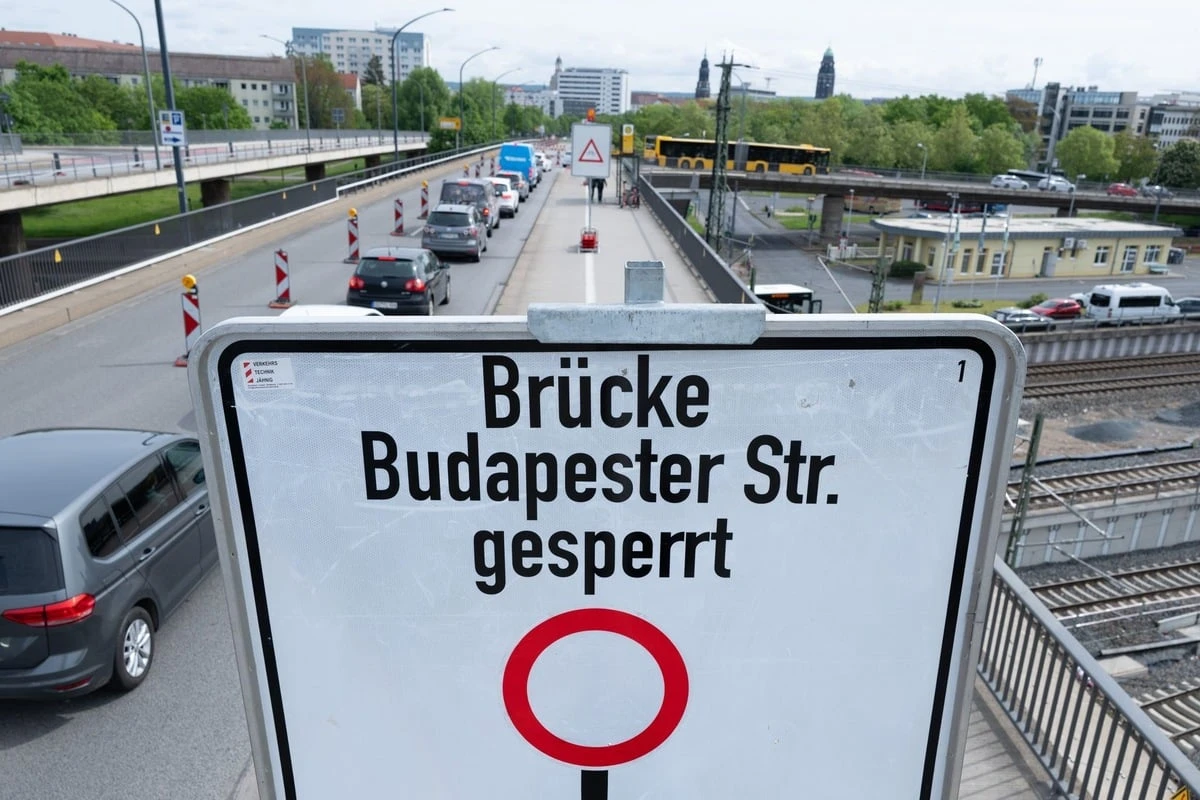 Situation an Brücke Budapester Straße dramatisch: Weitere Spanndrähte gerissen