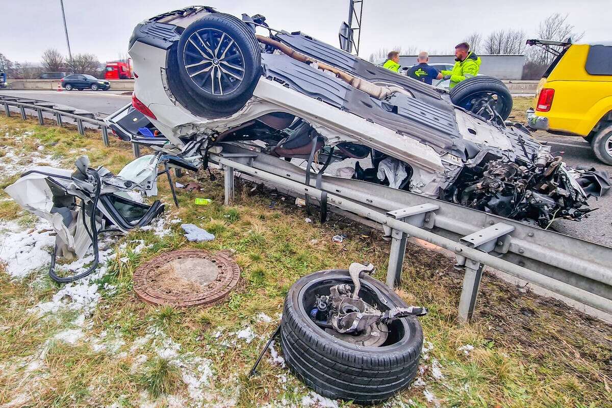 BMW-Fahrer (†20) kracht auf A6 mit Lkw zusammen und stirbt