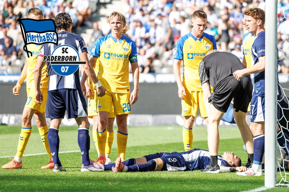 Übler Zusammenprall überschattet nächste Hertha-Pleite
