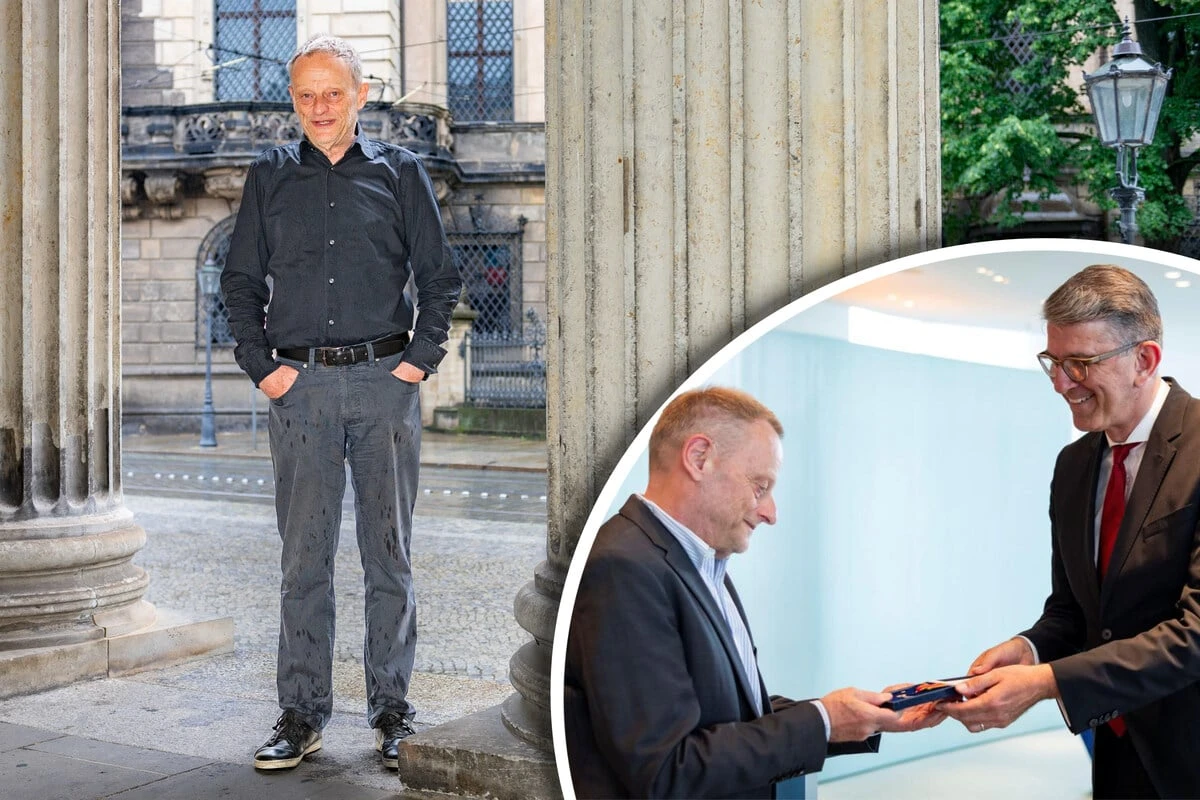 Ergreifender Moment: Dresdner Kunsthistoriker erhält Bundesverdienstkreuz