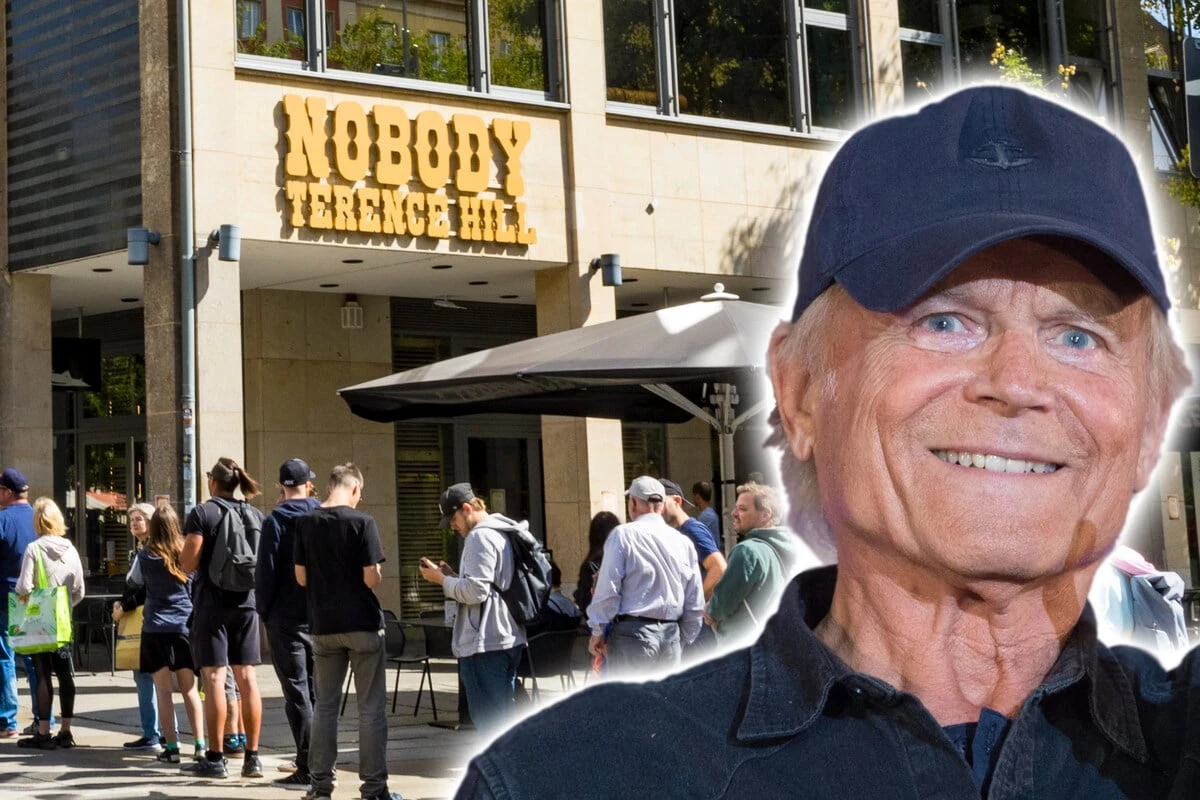 Eisdiele von Terence Hill in Dresden: Unfalldrama überschattet die Saloon-Eröffnung