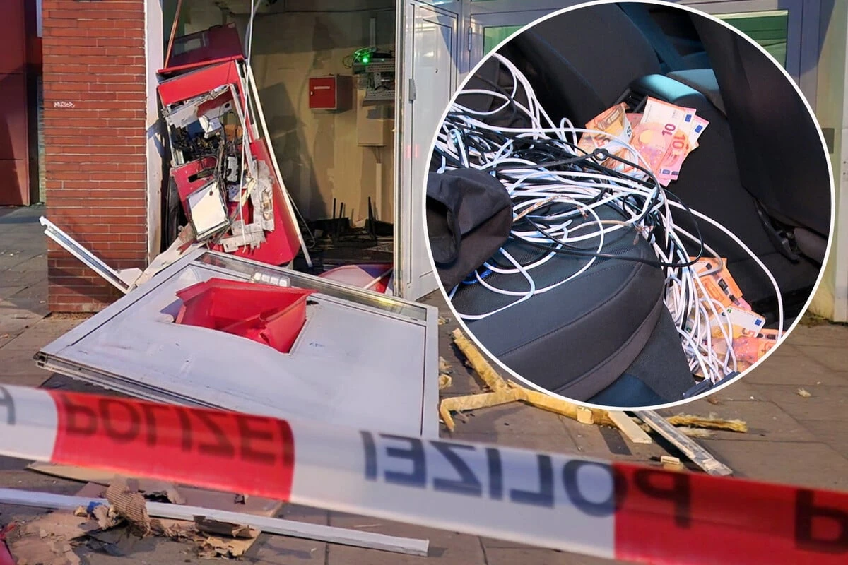 Polizei ertappt Geldautomat-Sprenger: Täter flüchten über Dächer
