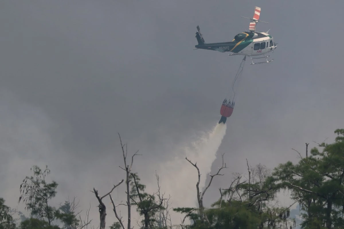 Waldbrand-Katastrophe in den USA: Helikopter-Pilot (†56) stürzt ab