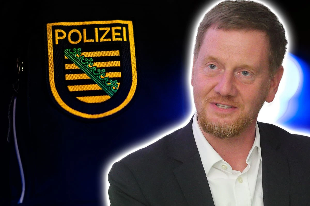 Polizisten schnappen Online-Pöbler nach Drohung gegen Kretschmer