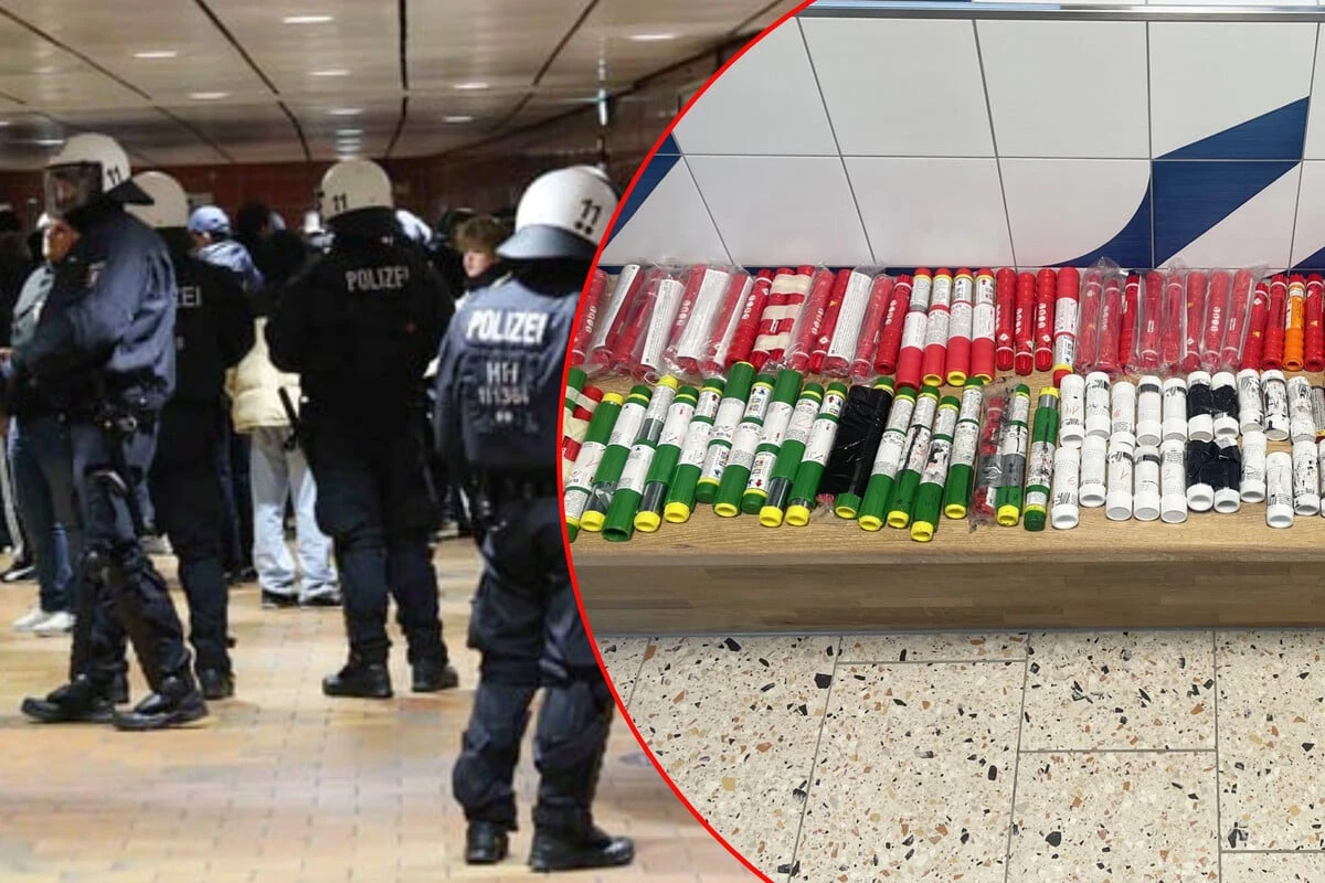 Schlägerei von Fußball-Hools am Bahnsteig: Sogar der Entschärfungsdienst muss anrücken