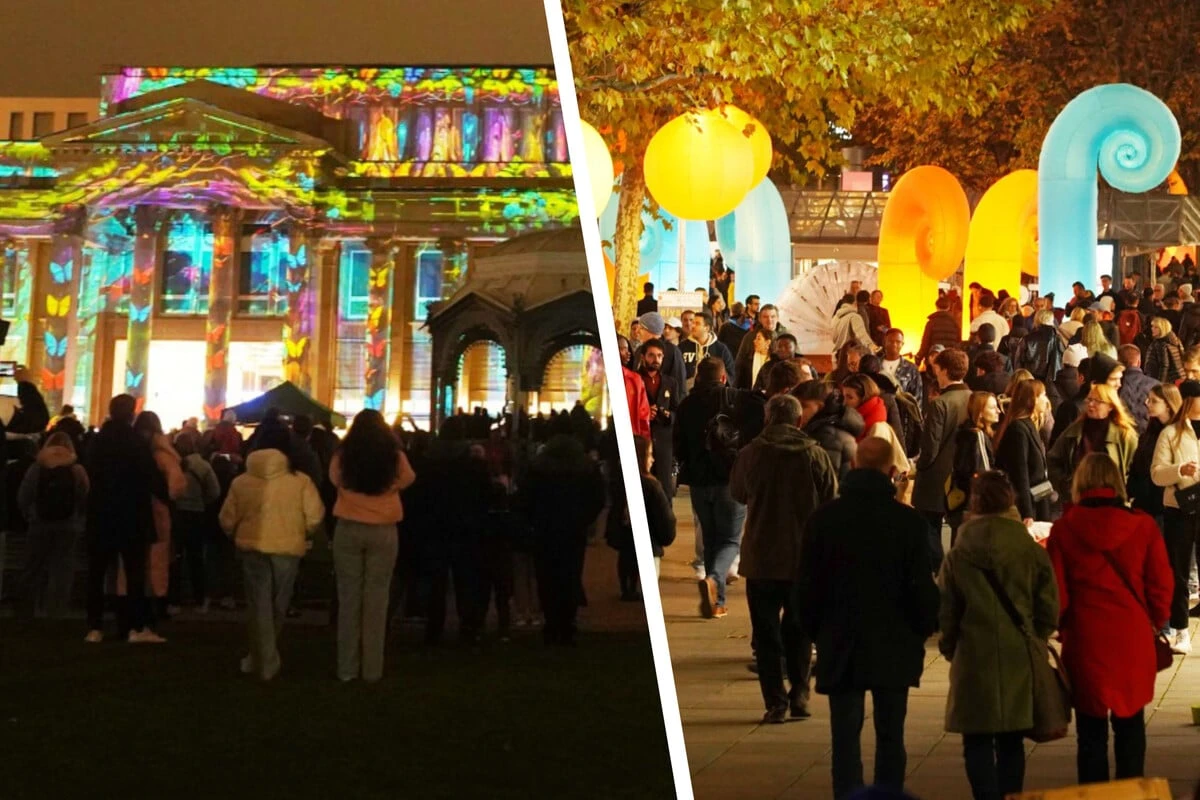 Meer aus Lichtern: So lief die lange Einkaufsnacht in Stuttgart