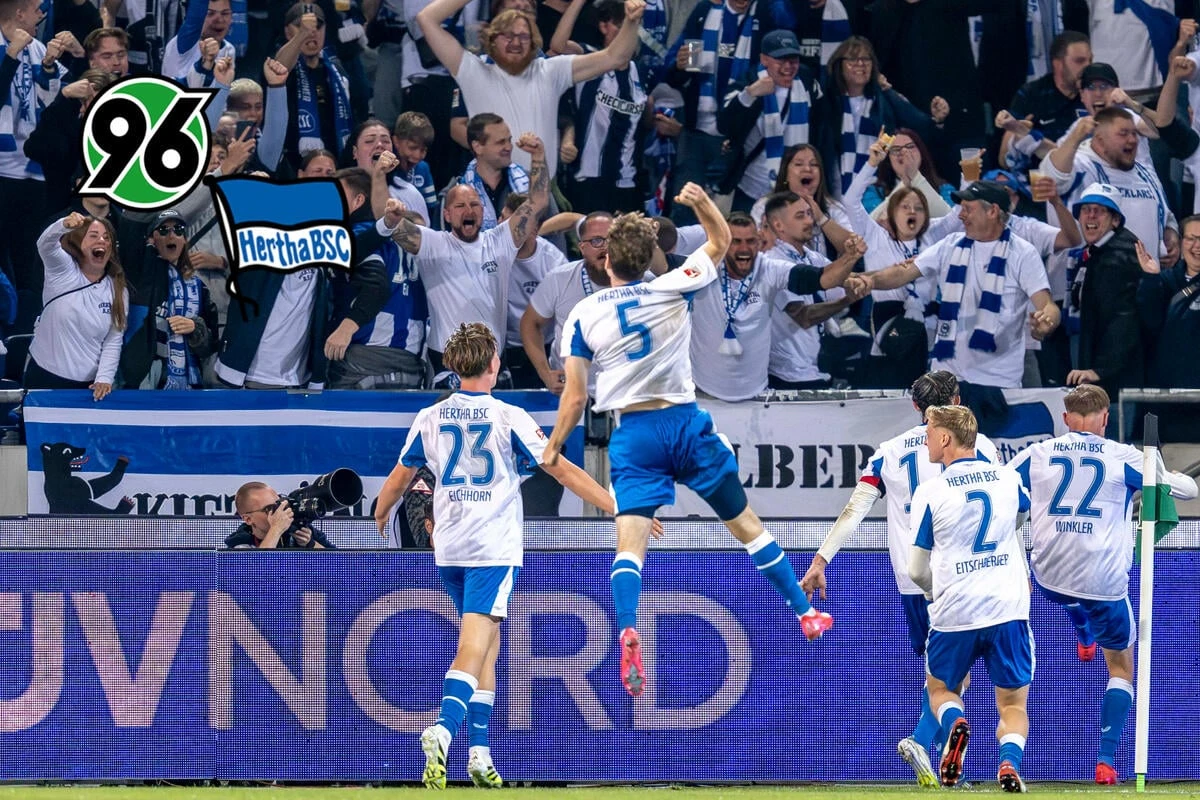 Notarzteinsatz im Gästeblock: Hertha bricht Tor-Fluch und beendet Hannover-Serie