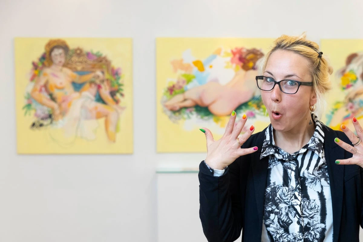 Ausstellung von Viktoria Graf zum 40. Geburtstag in der Galerie Kunst & Eros
