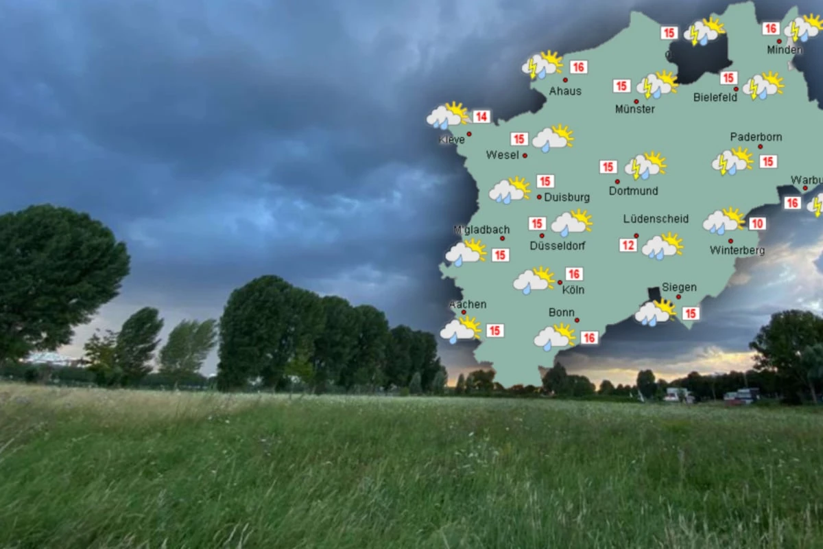 Trübe Wetter-Aussichten für Pfingsten in NRW: Kräftige Gewitter im Anmarsch