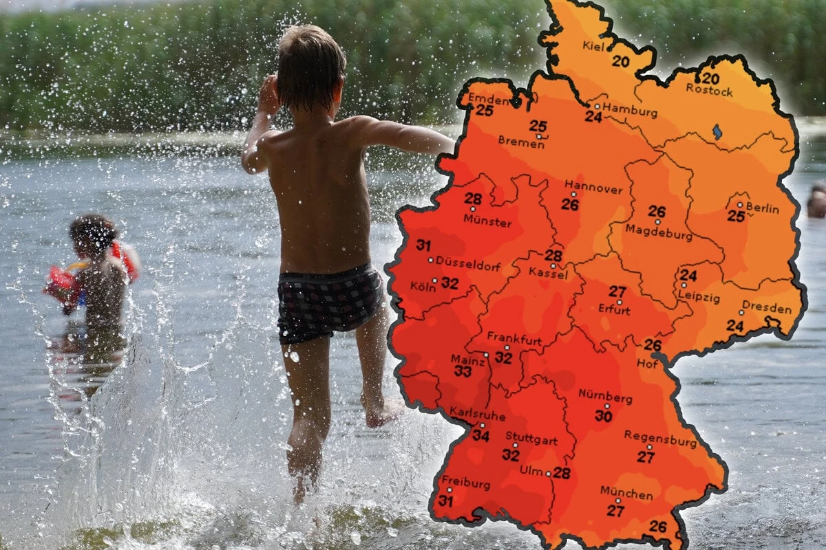 Von wegen Unglück! Freitag, der 13. bringt Sonne satt und Badewetter