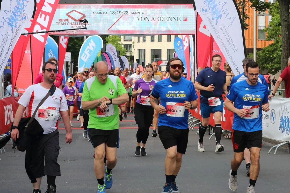 Neuer Rekord: Rewe Team Challenge hat Dresden im Griff