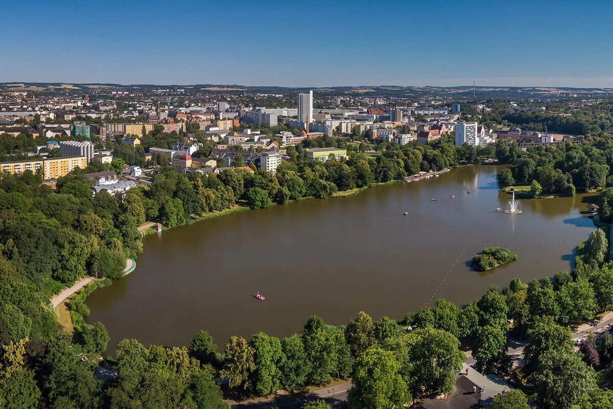 Versiegelte Städte: Chemnitz ist die grüne Oase von Sachsen