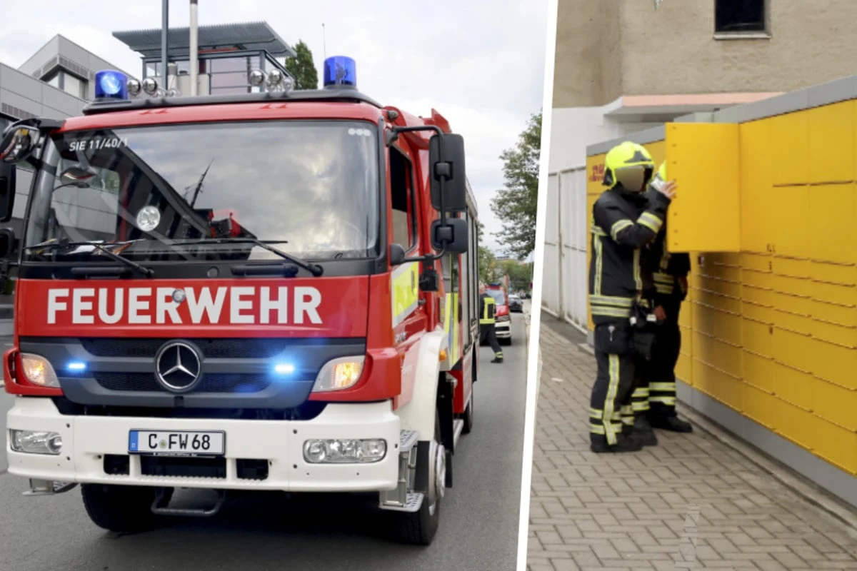 Kurioser Feuerwehreinsatz in Chemnitz: Jugendlicher in Paketbox eingeschlossen