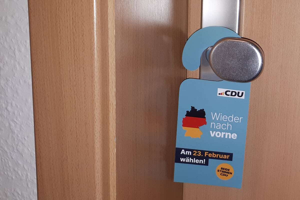 Aufdringliche Wahlwerbung in Dresdner Mietshaus: Das sagt die CDU dazu!