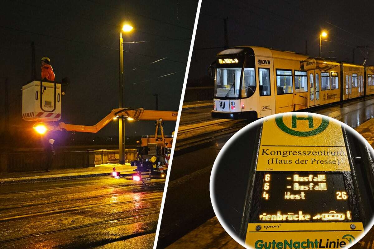 Vereiste Oberleitungen legen Marienbrücke lahm!