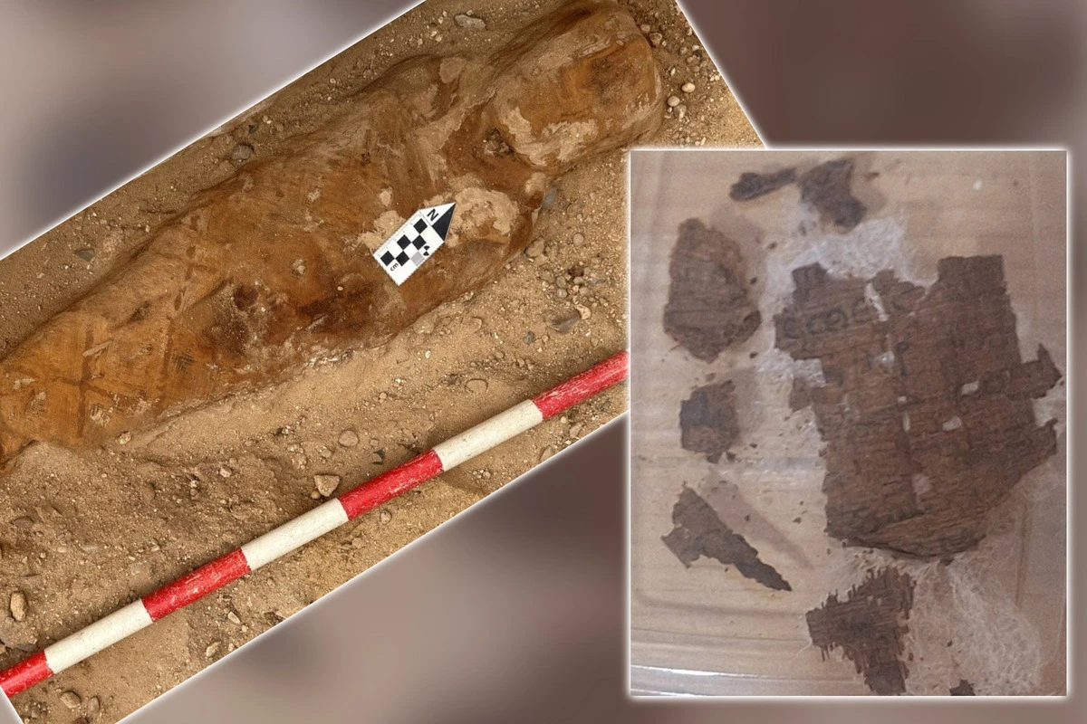 Archäologen entdecken weltberühmtes Manuskript auf Bauch von Mumie