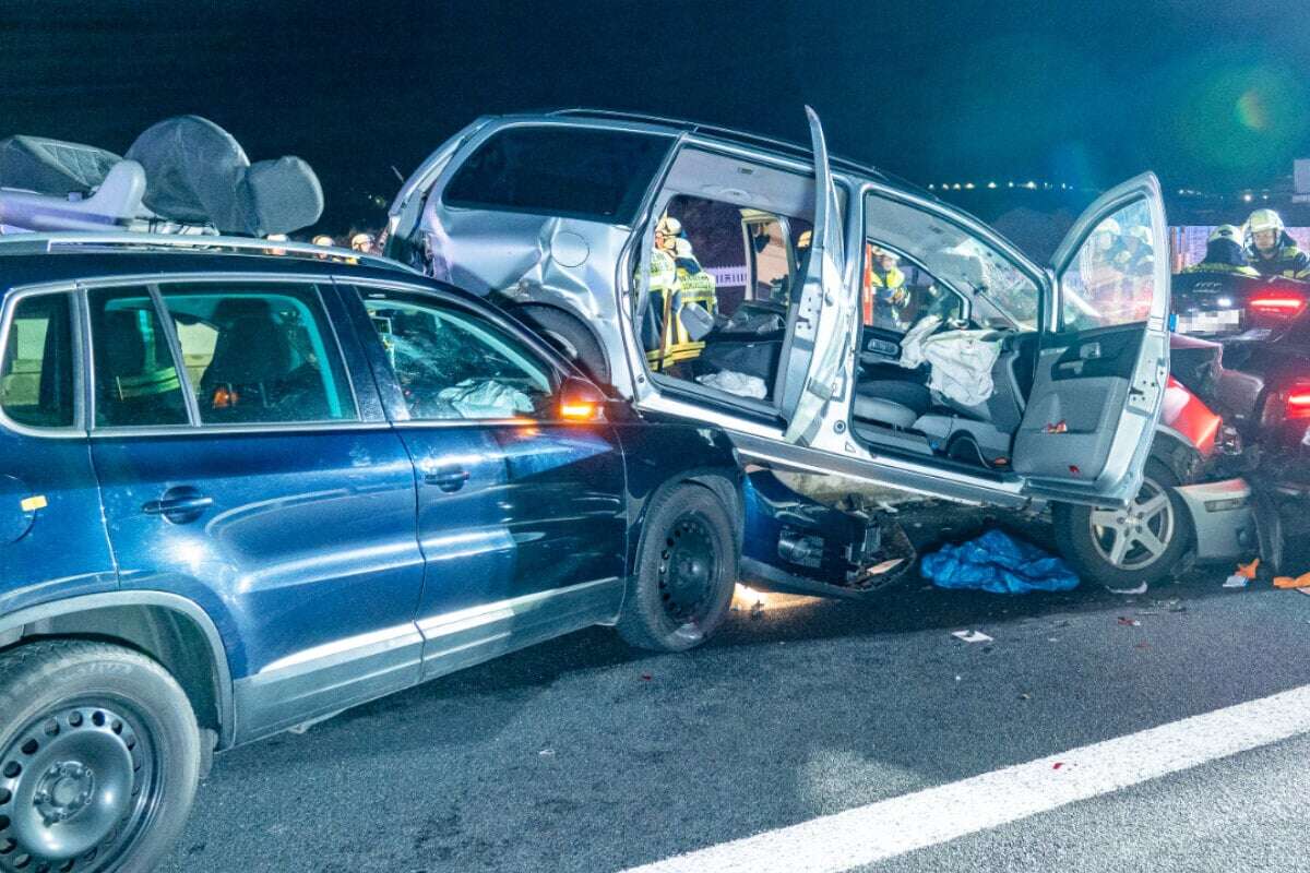 Heftiger Unfall auf A3! Mehrere Verletzte bei Massenkarambolage