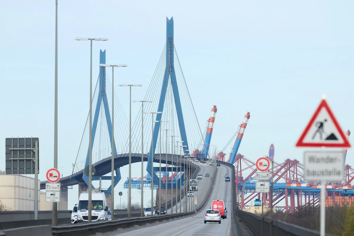 Köhlbrandbrücke in Hamburg bald voll gesperrt! Was Verkehrsteilnehmer jetzt wissen müssen