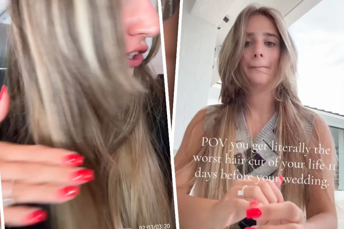 Frau geht kurz vor ihrer Hochzeit zum Friseur, danach ist sie verzweifelt