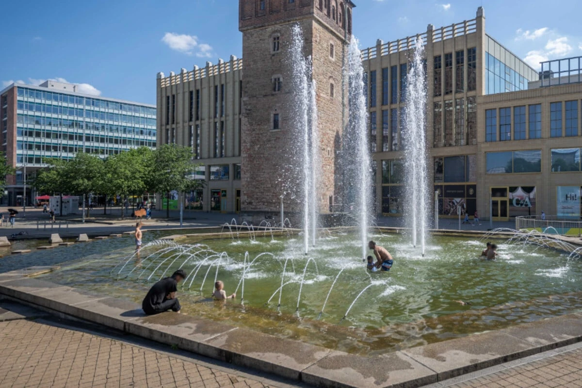 Millionen-Projekt: Chemnitzer Stadthallenbrunnen soll saniert werden