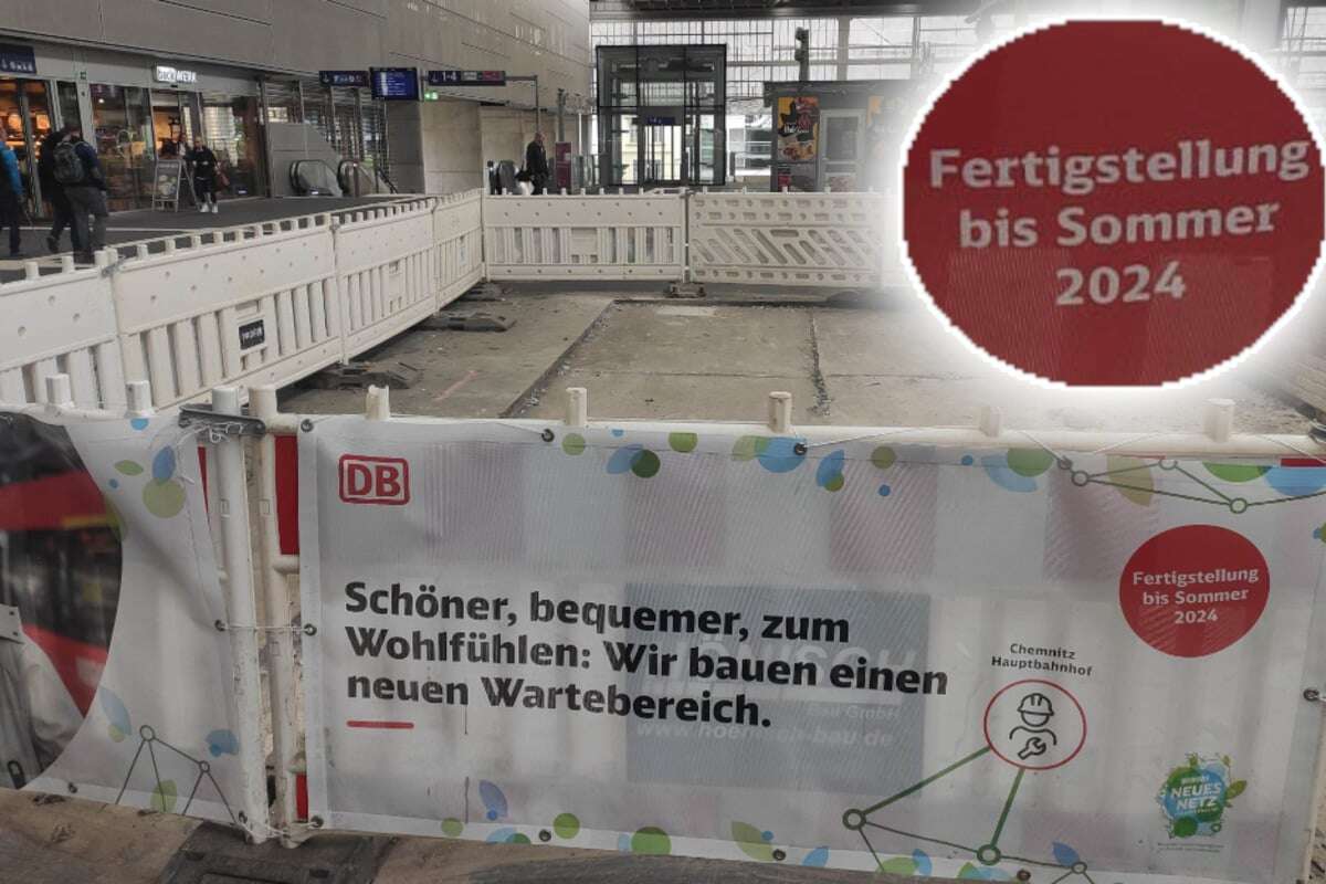 Peinlich! Dieses Bauprojekt im Chemnitzer Hauptbahnhof sollte schon längst fertig sein