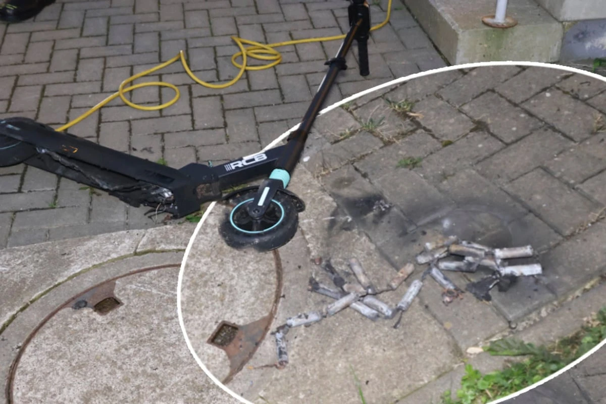 E-Scooter fängt in Chemnitzer Wohnung Feuer