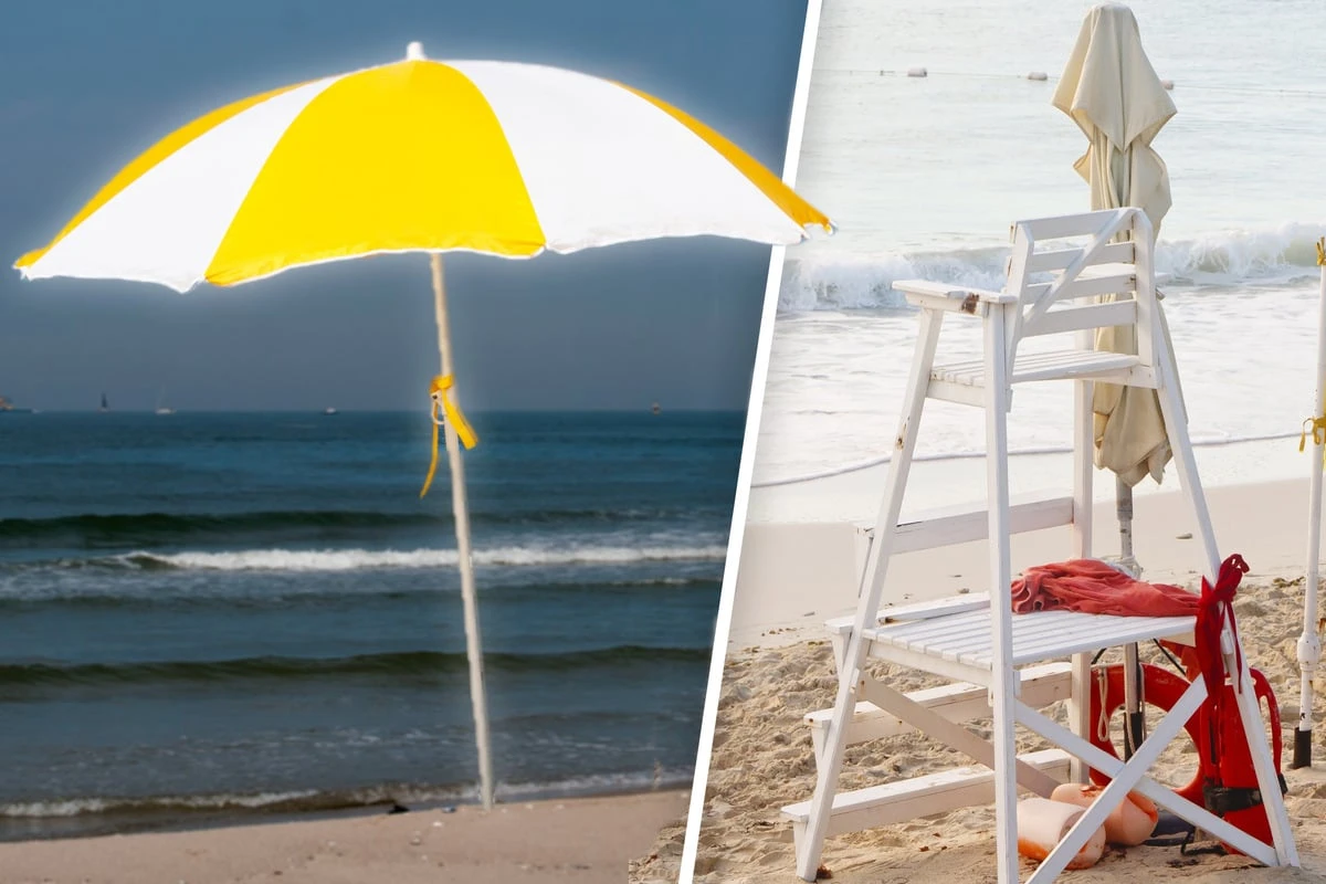 Horror am Badestrand: Rettungsschwimmerin (20) von Sonnenschirm durchbohrt