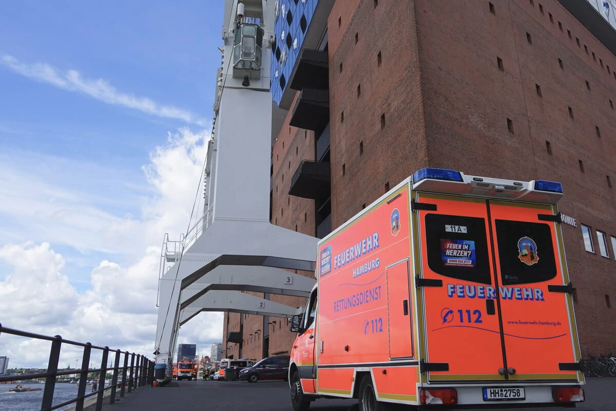 Großeinsatz an Elbphilharmonie: Rauch im zwölften Stock
