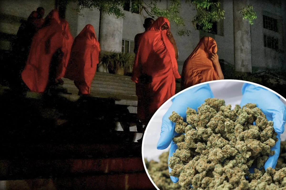 Urlaub endet im Knast: Mönche mit 110 Kilogramm Cannabis geschnappt
