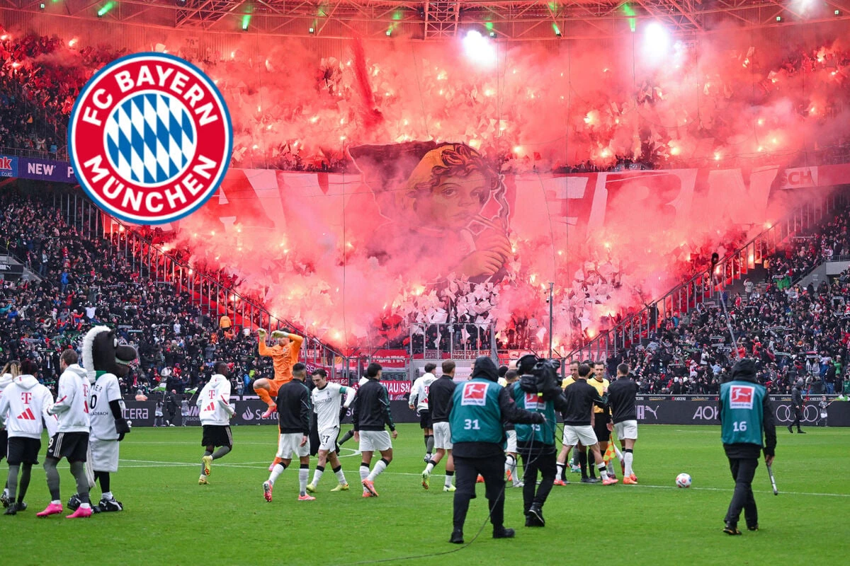 Mit Wahnsinns-Choreo und XXL-Pyroshow! FC Bayern feiert Sieg bei Bundesliga-Schlusslicht