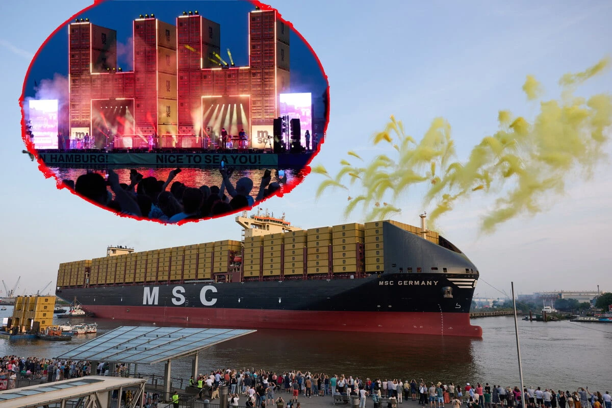 Zoe Wees und Schiffstaufe: MSC-Fest im Hamburger Hafen startet mit Panne