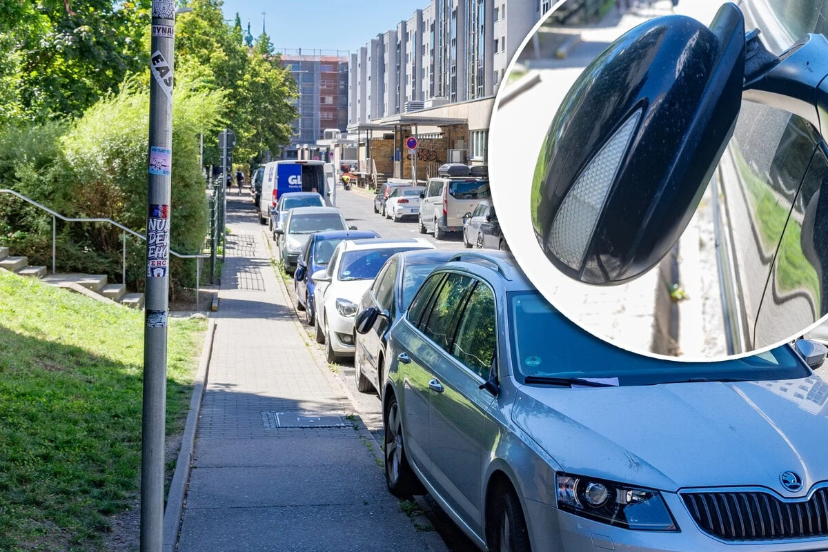 Während Stadtfest: Auto-Kratzer und kaputte Spiegel an der Ritterstraße