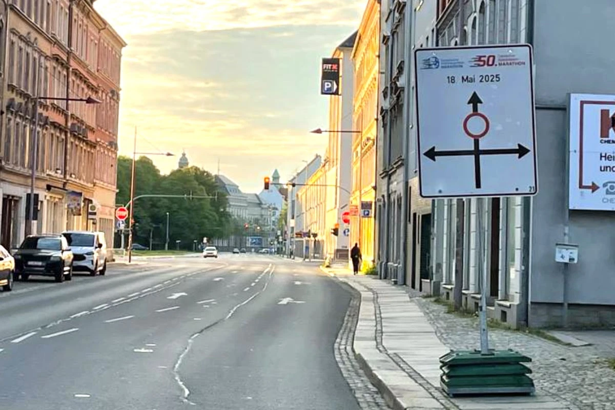 Sperrungen in Chemnitz: Zahlreiche Straßen in der City am Sonntag dicht
